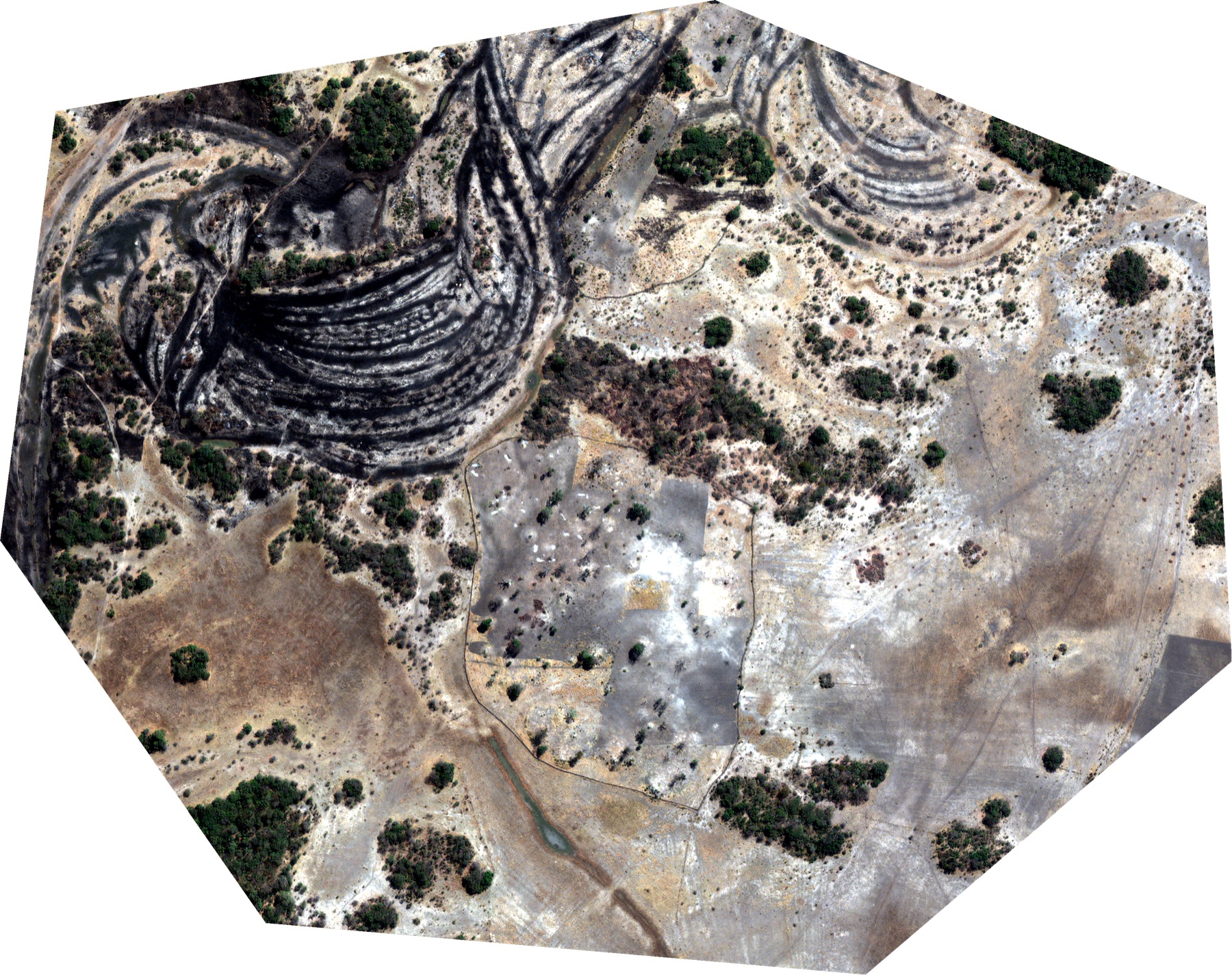 Sub-metre satellite, dry season